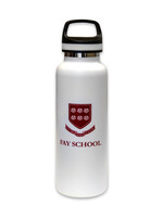 Imperial 20oz White Stainless Water Bottle