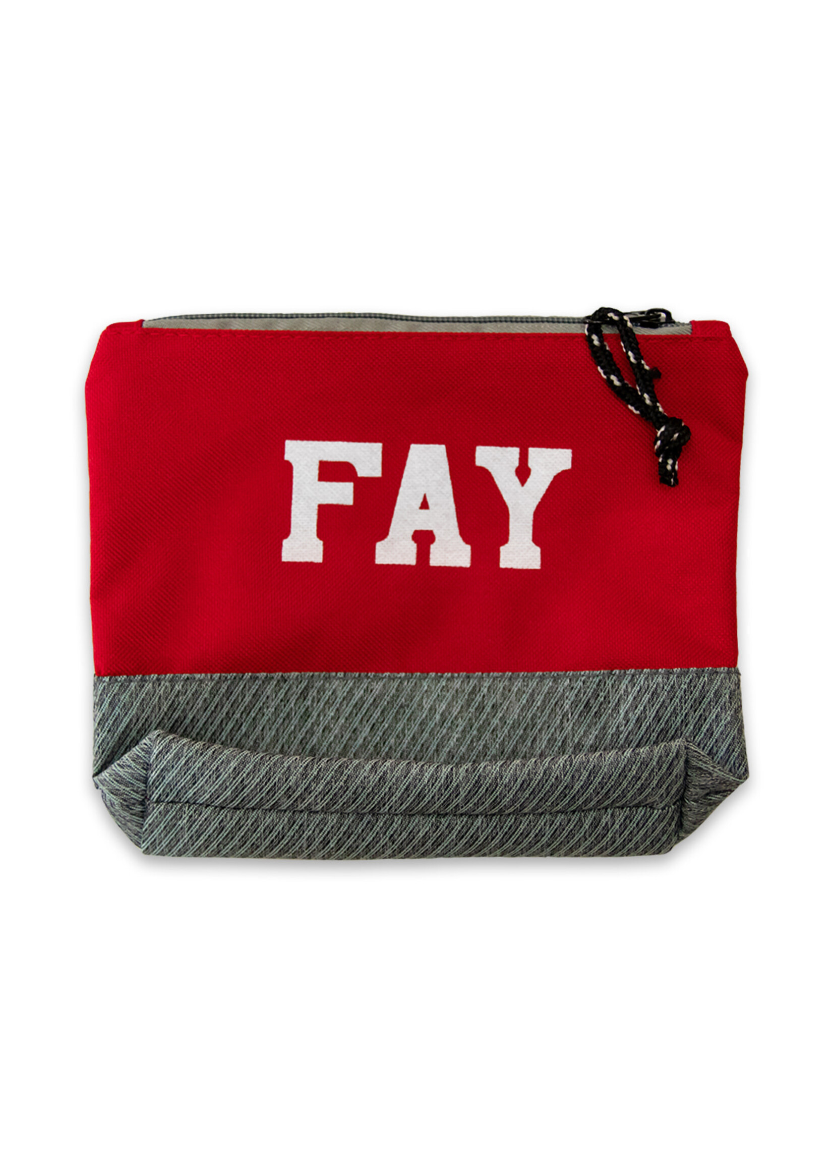 4Imprint Travel Pouch Bag FAY Red/Gray