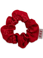 Fay Red Moose Hair Scrunchie