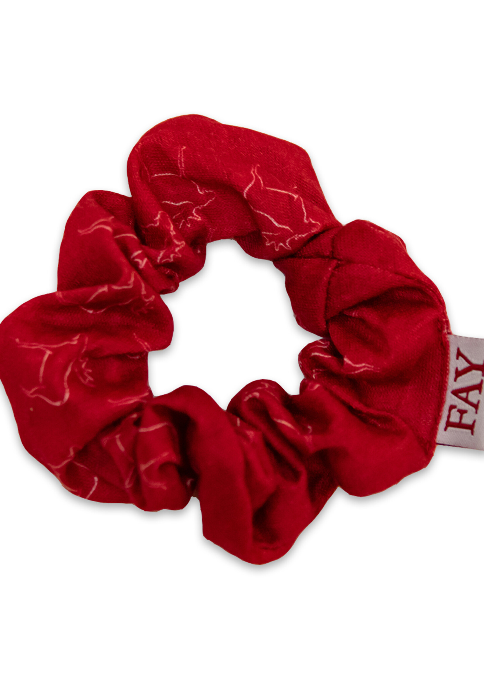 Hair Scrunchie Fay Red with Moose