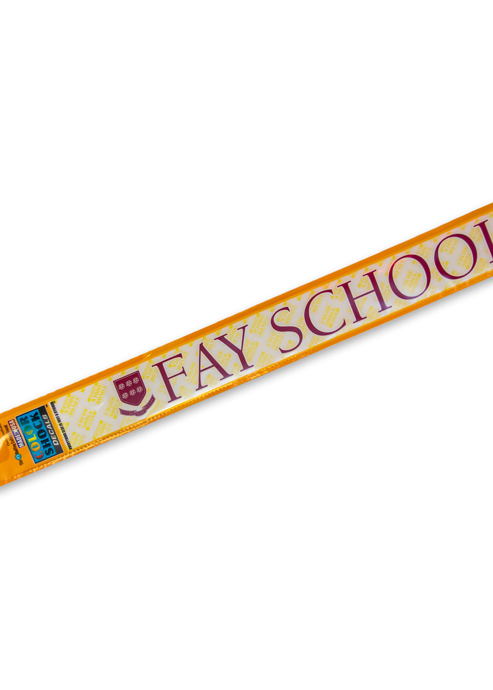 Decal FAY SCHOOL Car Sticker