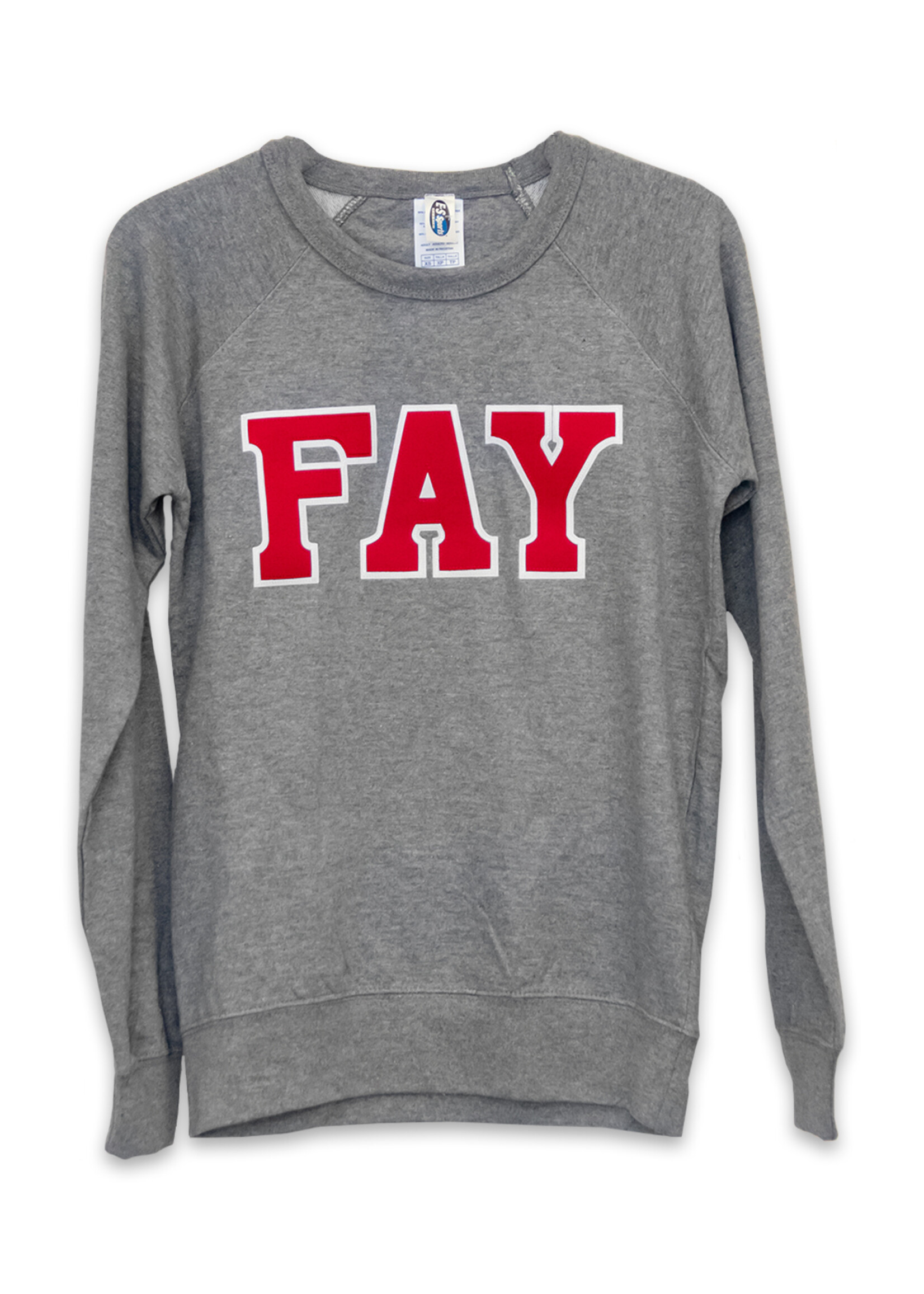 E-S Sports Clearance Sweatshirt FAY Applique Crewneck Unisex