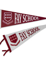Collegiate Pacific Fay School Pennant (9”x24”, Cardinal Red)