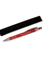 4Imprint Pen Fay Metal/Stylus/Black Ink and pouch