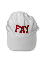 E-S Sports Hat Unisex Baseball WHITE Leather Strap