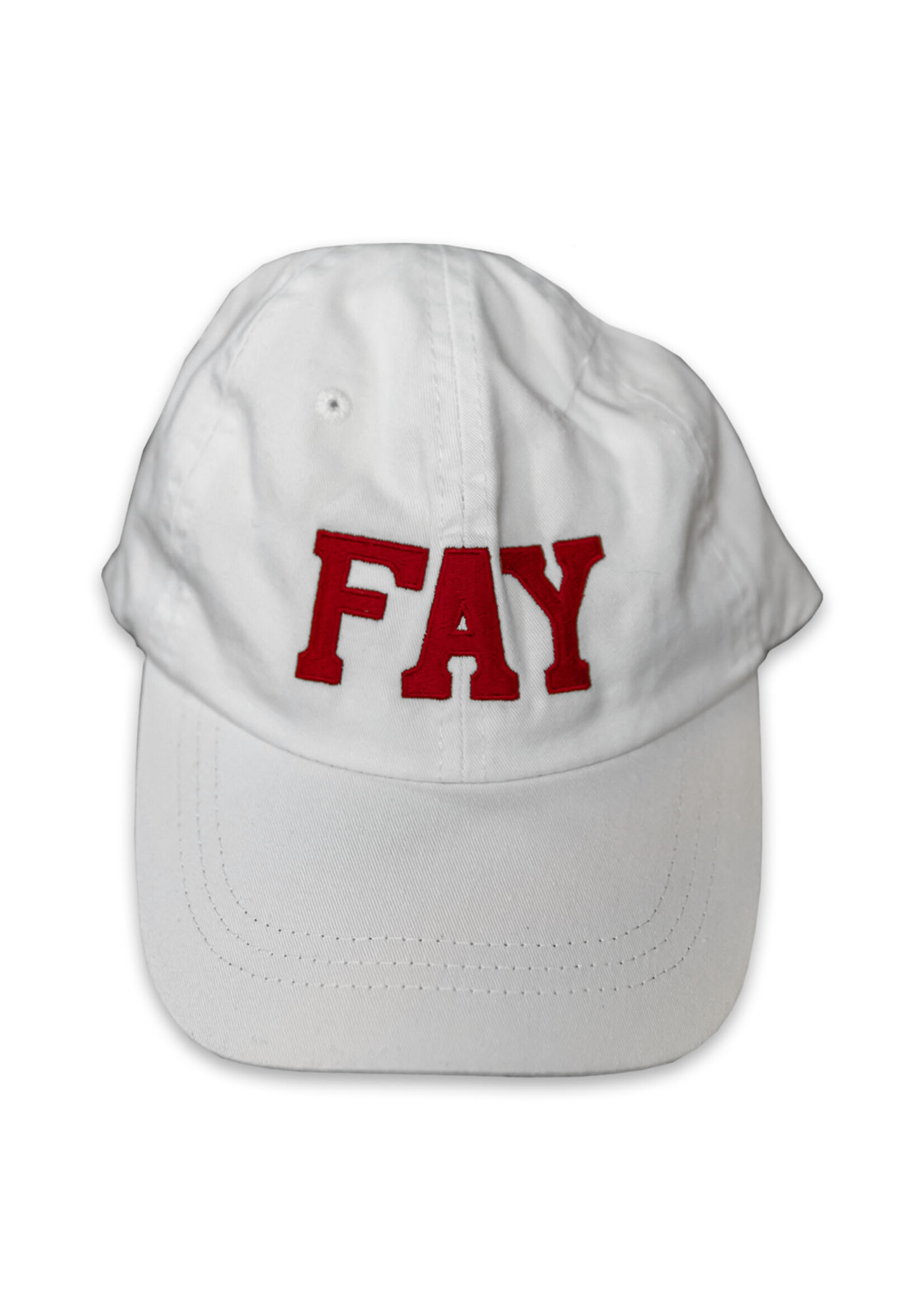 E-S Sports Hat Unisex Baseball WHITE Leather Strap