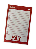 4Imprint FAY 6”x4” small To Do note pad
