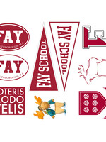 Sticker Mule Fay School 10"x7" sticker sheet