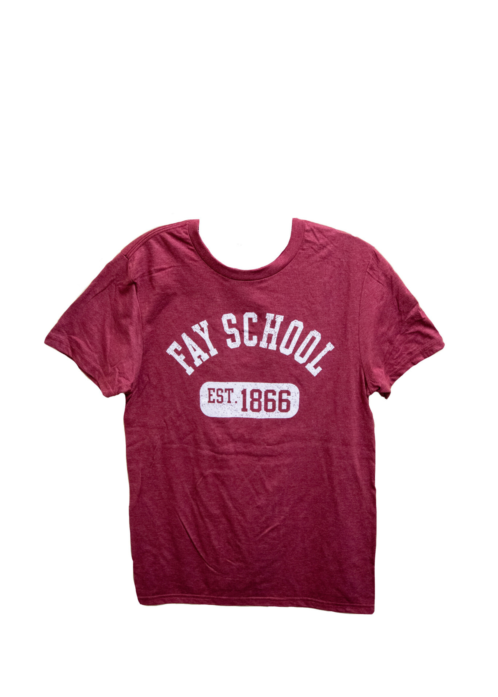 E-S Sports Fay Collegiate T-shirt Heather Cardinal