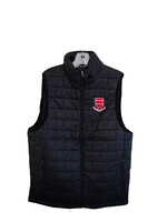 Unisex black puffer vest