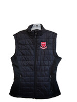 Ladies black puffer vest