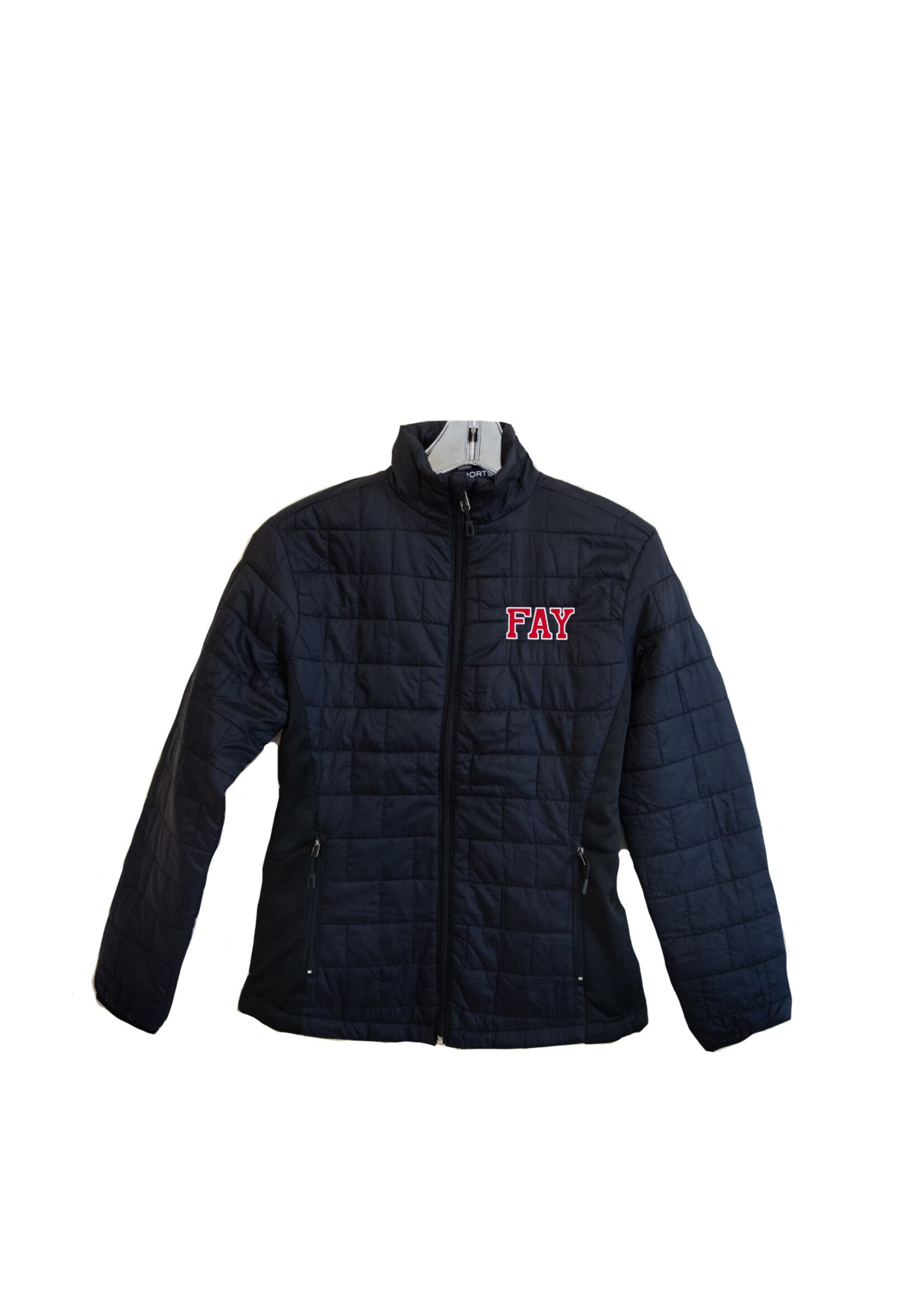Ladies black puffer