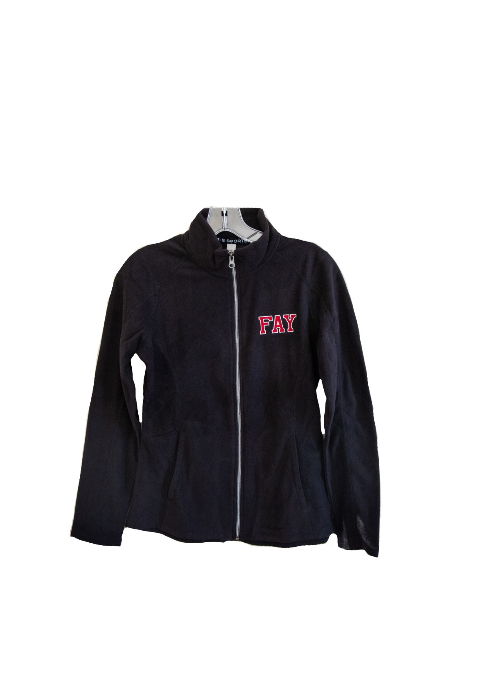Ladies black microfleece