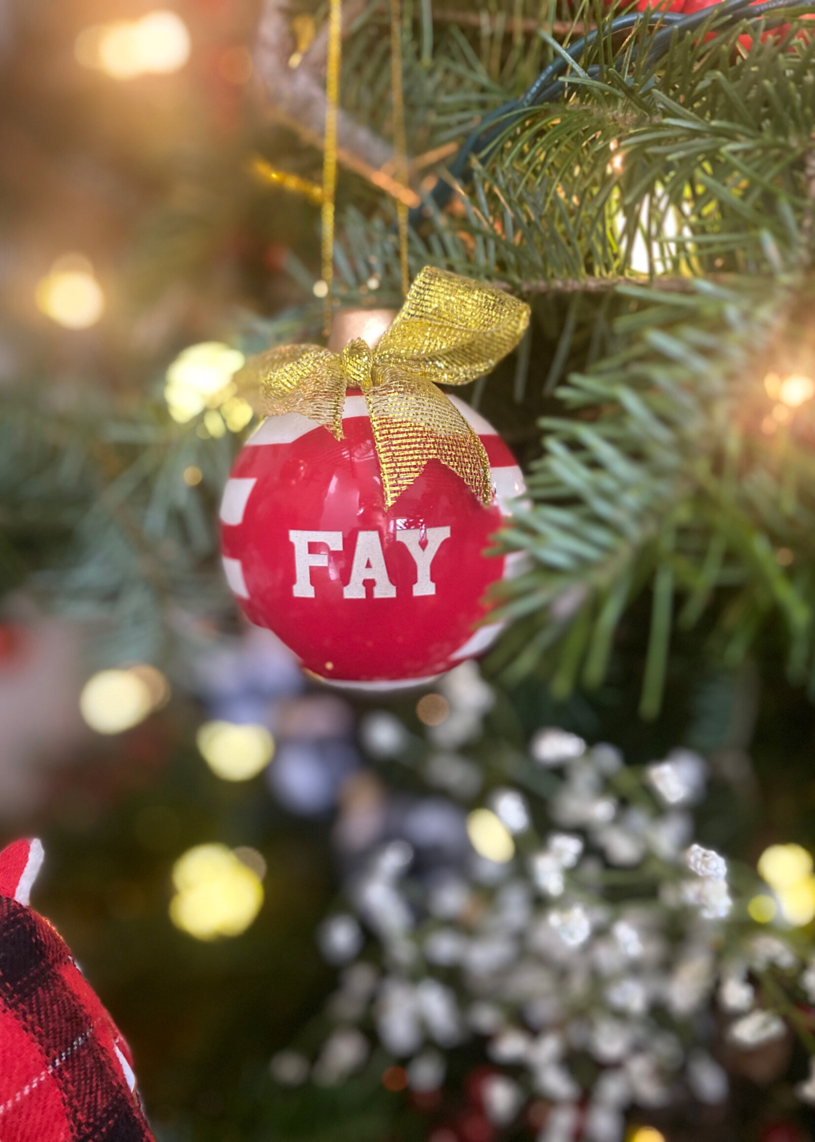 Fay Ceramic Ornament