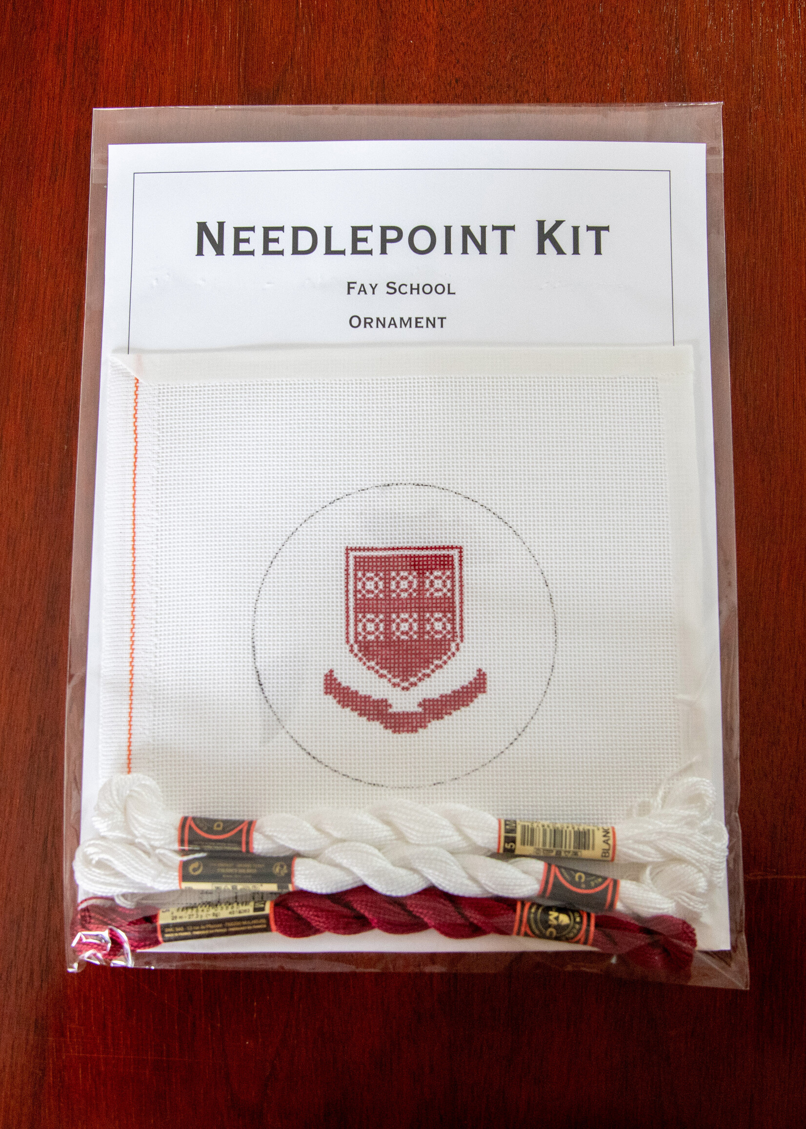 Elizabeth B Mumford Needlepoint Ornament Kit 4” Fay