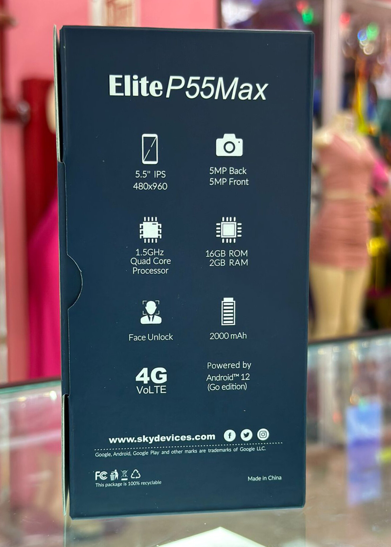 Sky Sky Elite P55Max 2 GB + 16 GB