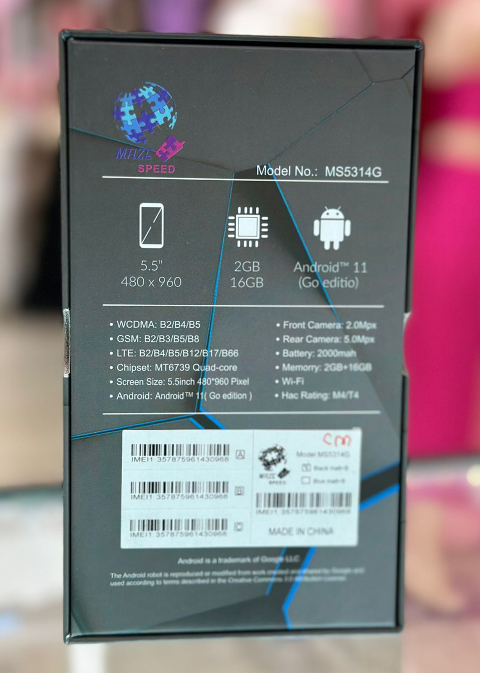 Maze Speed Maze Speed MS5314G 2 GB + 16 GB