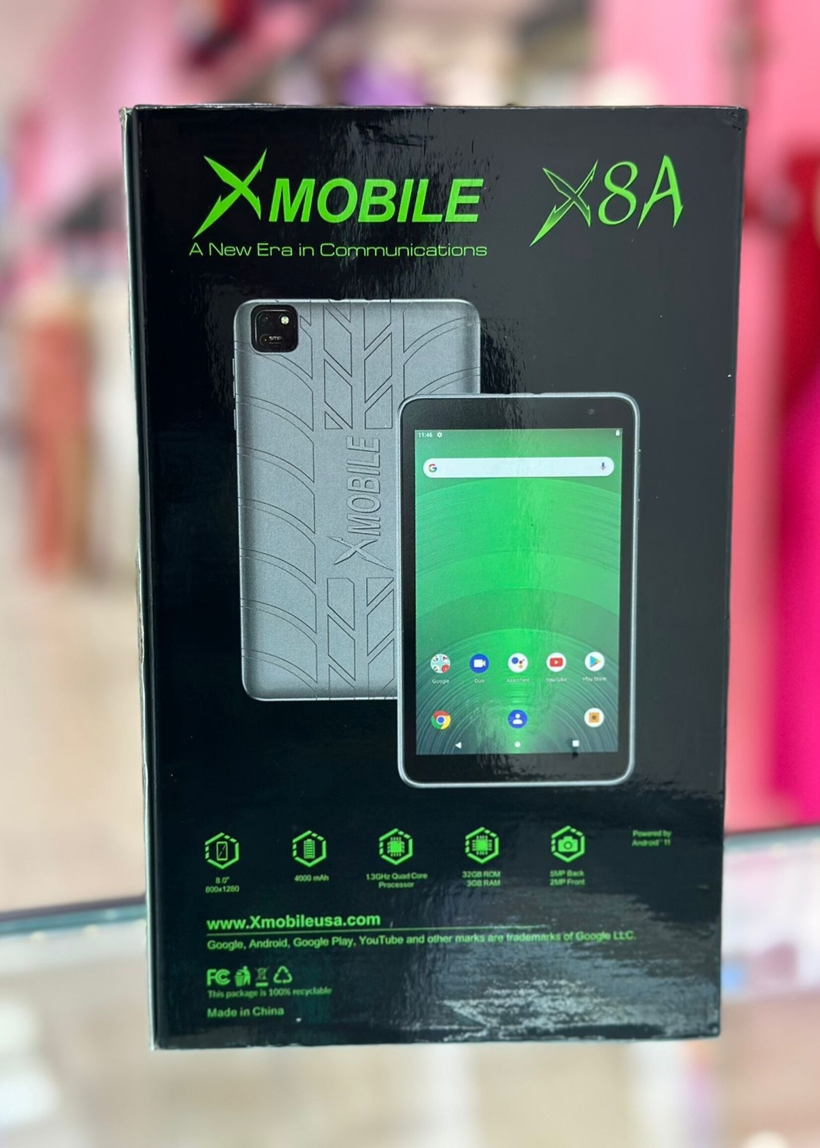 XMobile XMobile X8A 8" Inch 3 GB + 32 GB