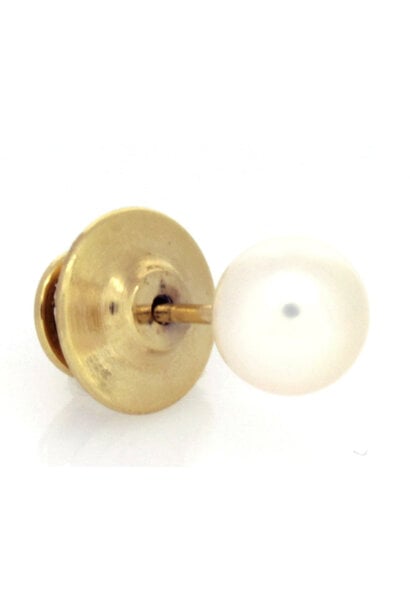 14K Yellow Gold Pearl Tie-Tack
