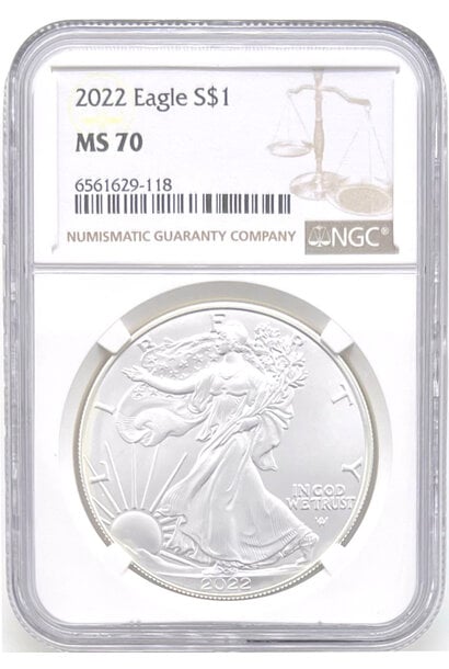 2022 Silver Eagle (MS-70)