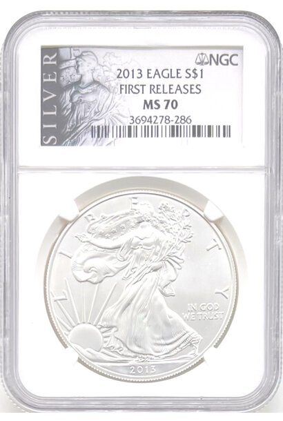 2013 Silver Eagle (MS-70)