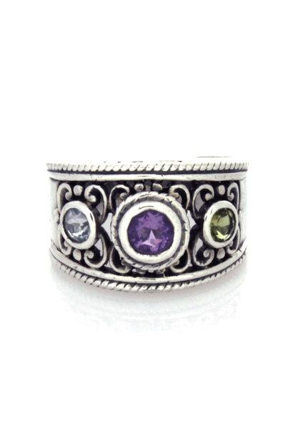 .925 Amethyst Fashion Ring