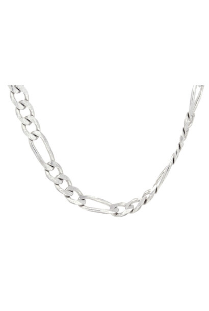 .925 Figaro Chain Necklace (22")