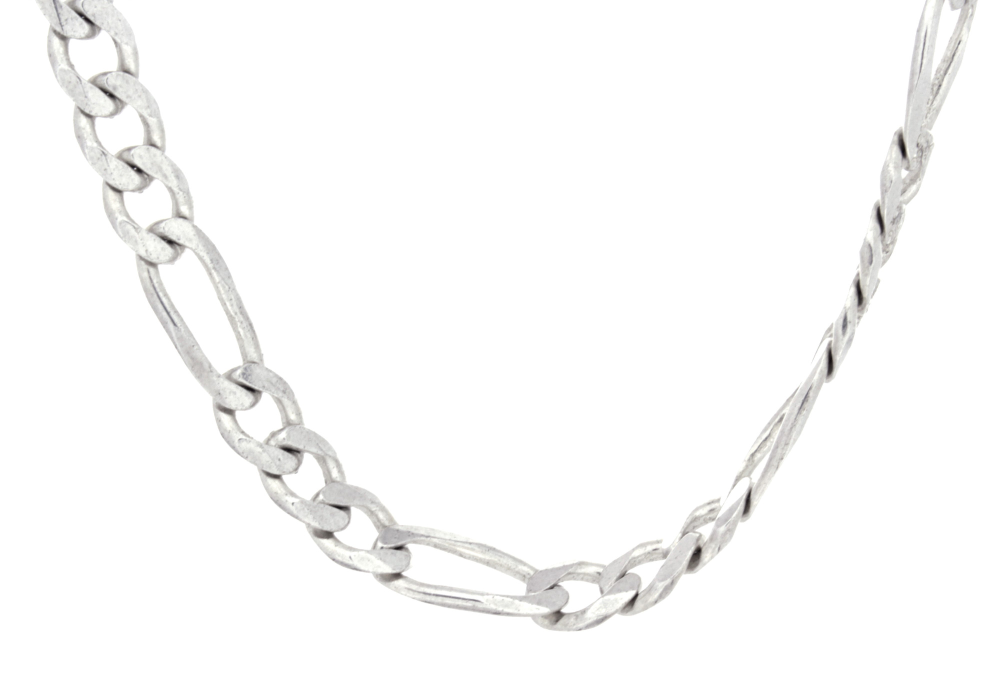 .925 Figaro Chain Necklace (22")-1