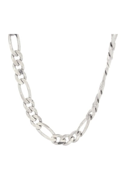 .925 Figaro Chain Necklace (17 1/2"/4mm)