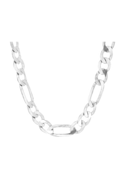.925 Figaro Chain Necklace (16"/4mm)