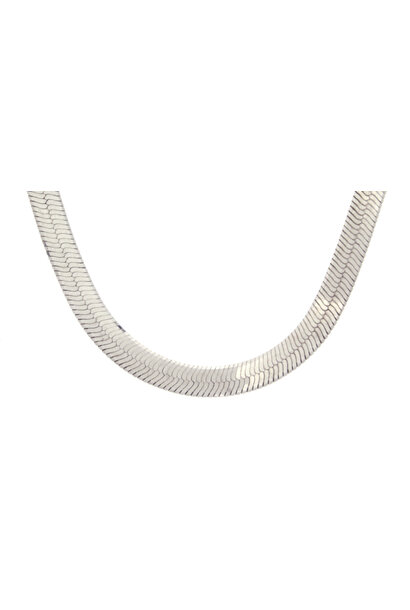 Solid 925 Sterling Silver Herringbone Chain Necklace 3-9mm 14