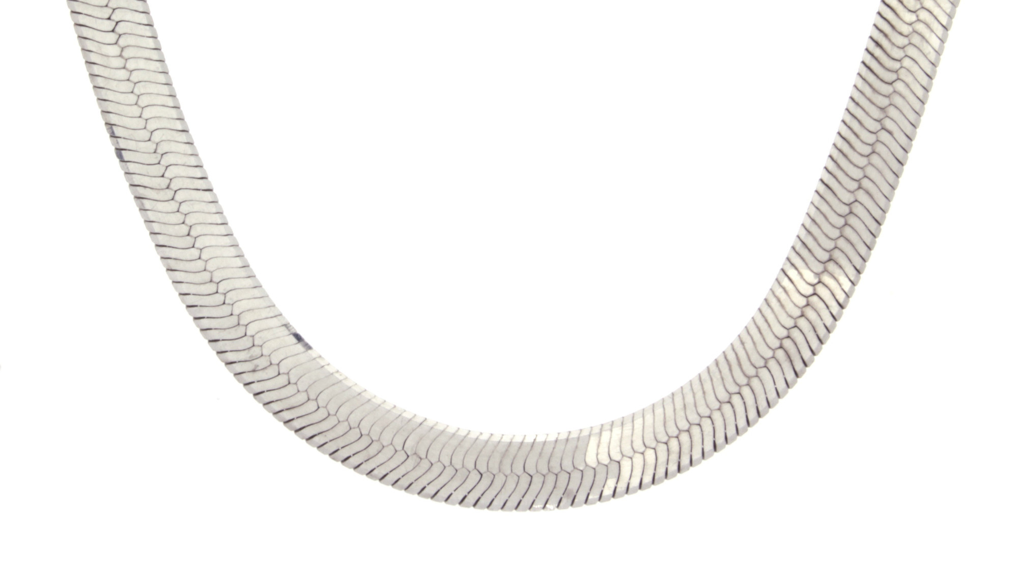 .925 Herringbone Necklace (20"/5mm)-1
