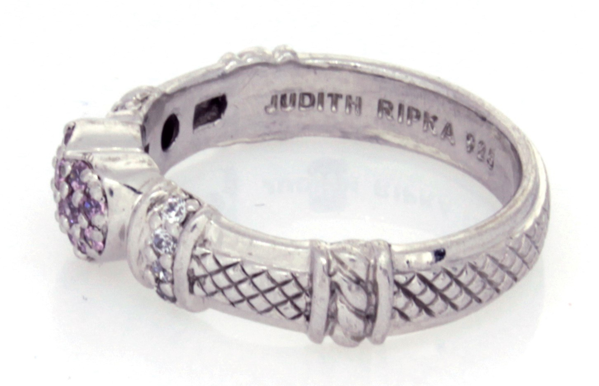 .925 Judith Ripka Heart Ring (sz 7)-2