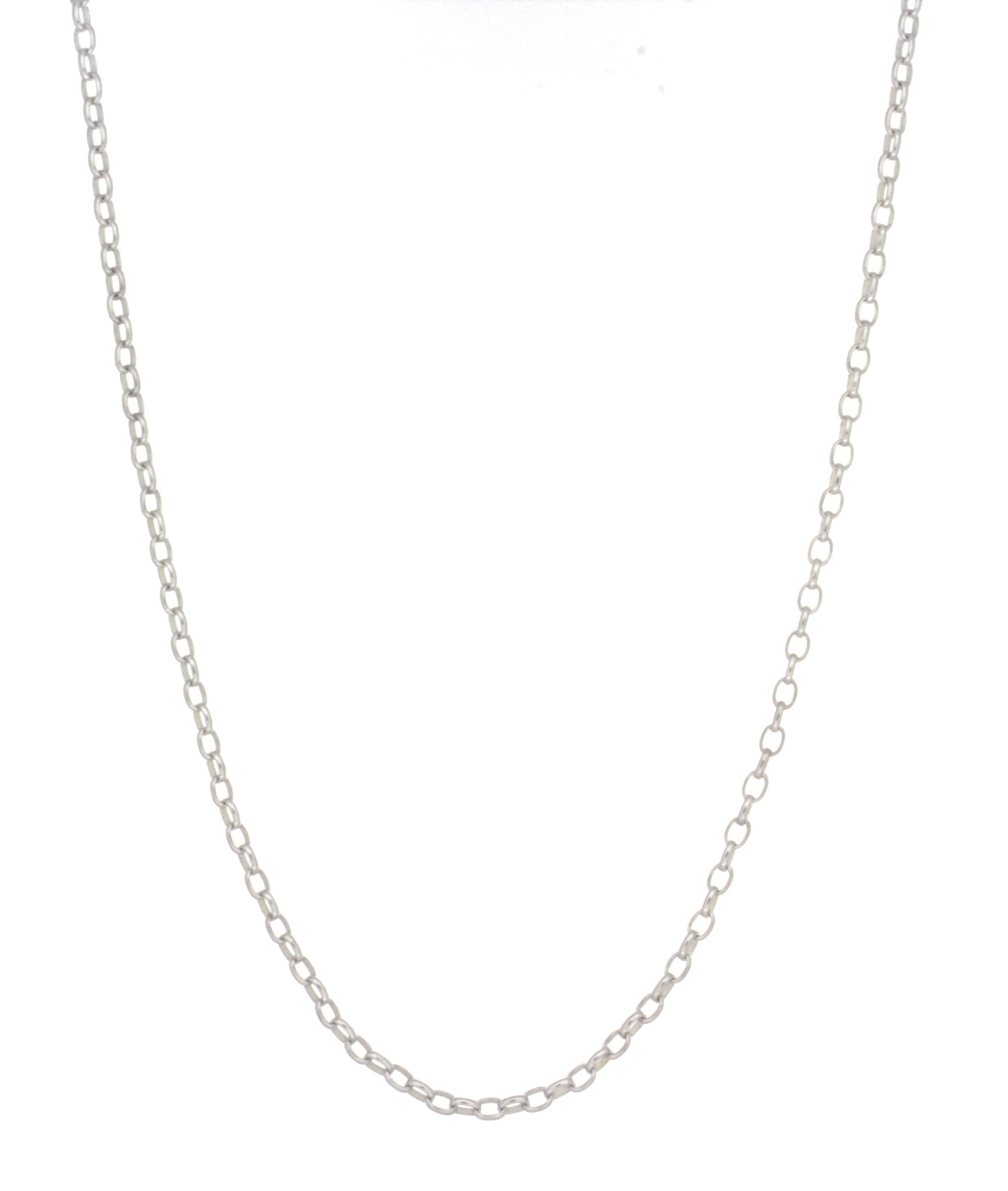 .925 Link Chain Necklace (15 3/4" / 2mm)-2