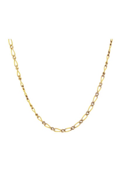 10K Yellow Gold Fancy Chain Necklace (20"/1.3mm)