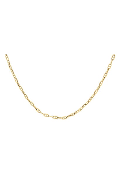 14K Yellow Gold Mariner Chain Necklace (21"/1.3mm)