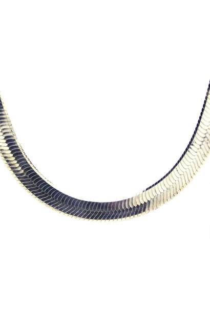 .925 Herringbone Chain Necklace (19 3/4" / 9mm)