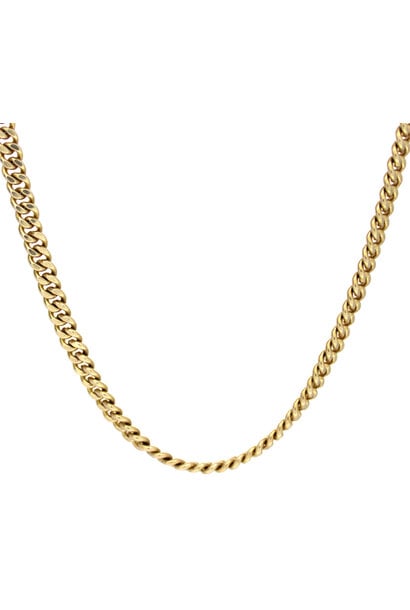10K Yellow Gold Cuban Chain Necklace (24 1/2" / 6mm)