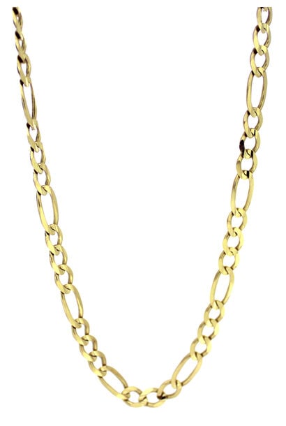 14K Yellow Gold Figaro Chain Necklace (25 3/4" / 7mm)