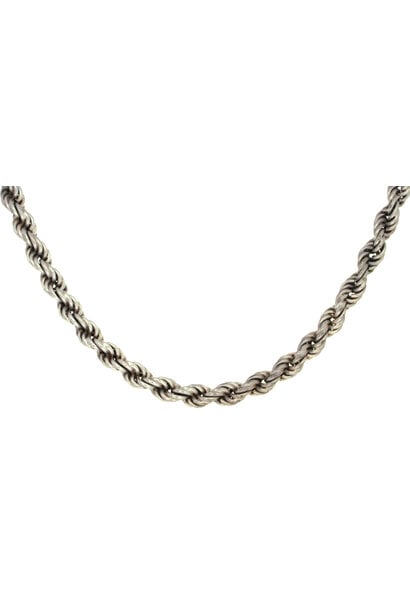.925 Rope Chain Necklace (19" / 9mm)