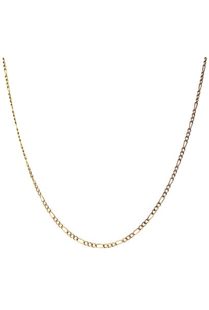 14K Yellow Gold Figaro Chain Necklace (16 1/4" / 2mm)