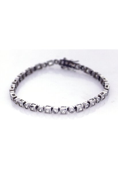 .925 Tourmaline Tennis Bracelet (7" / 4mm)