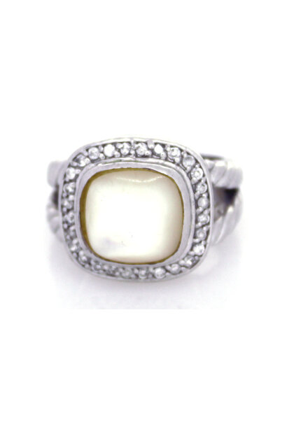 .925 Moonstone Ring (sz 6)