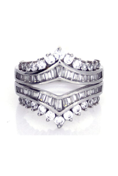 .925 Tourmaline Ring Hugger (sz 8)