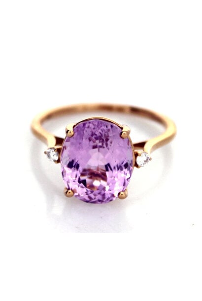 18K Rose Gold Luxoro Martha Rocha Kunzite Ring (sz 8)