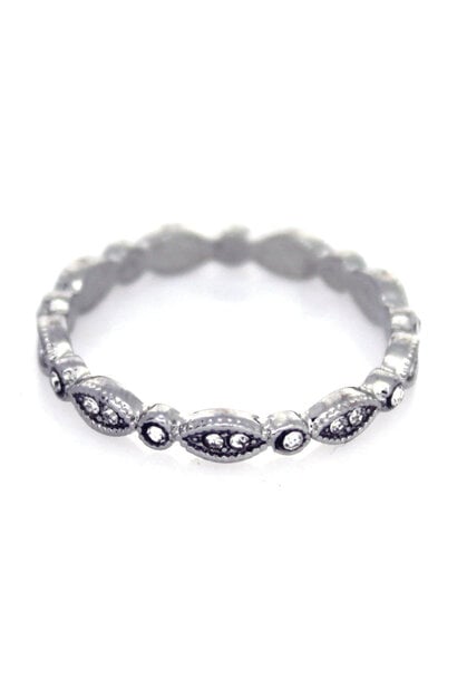 .925 Decorative Tourmaline Eternity Band (sz 9 3/4)