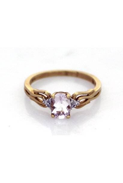 14K Yellow Gold Tourmaline Ring (sz 7)