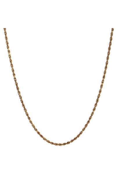 10K Yellow Gold Rope Chain (20" / 2.5mm)