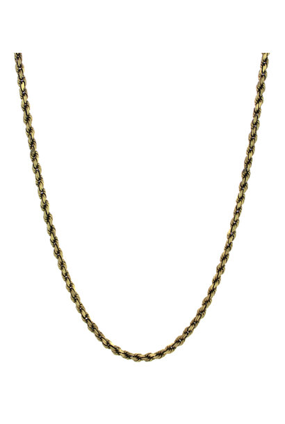 10K Yellow Gold Rope Chain (22" / 3.5mm)