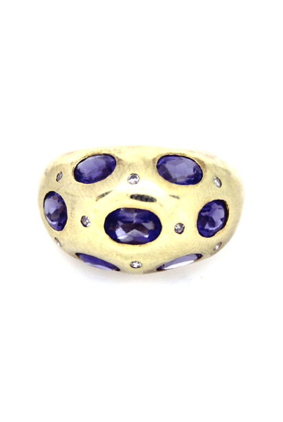 10K Yellow Gold Tanzanite Fashion Ring (sz 6 1/2)